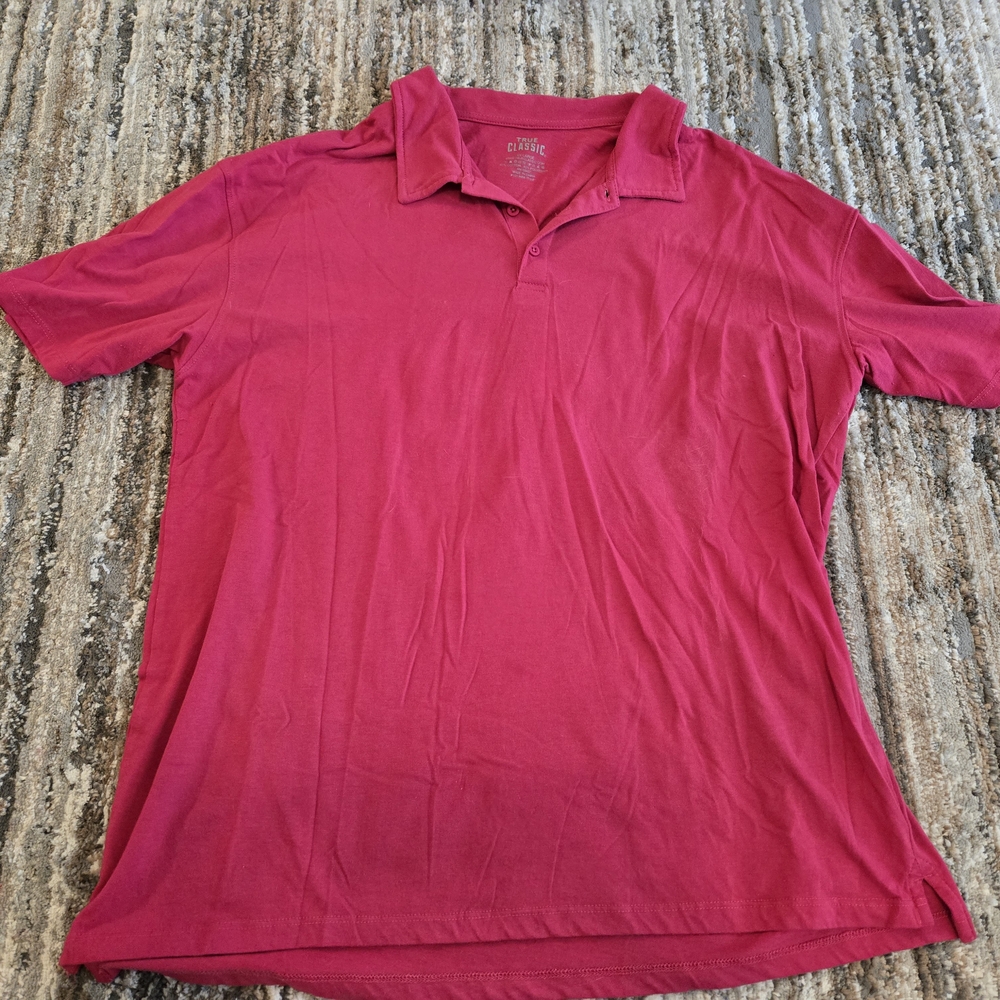 Pink Polo Short Sleeve Knit Shirt